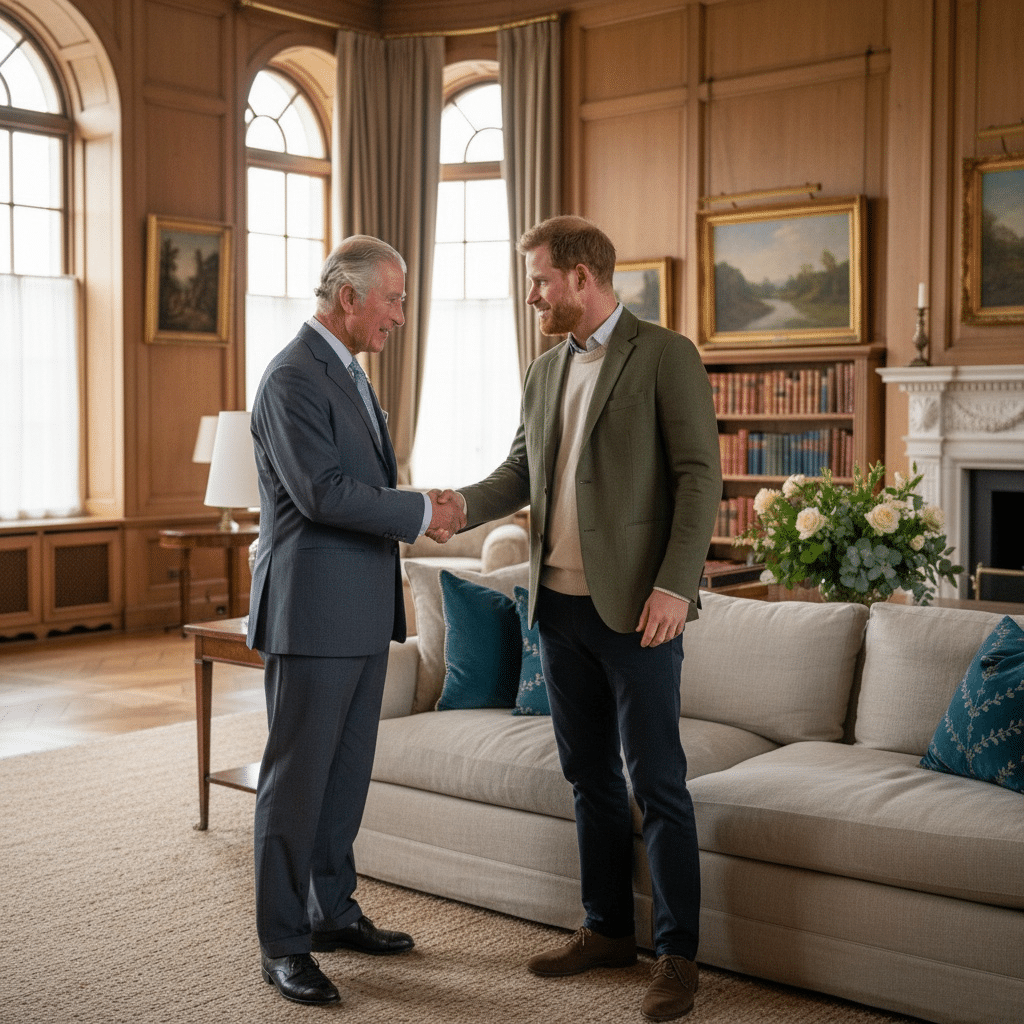 Prințul Harry și Regele Charles s-au întâlnit: ce se preconizează după călătoria în Marea Britanie