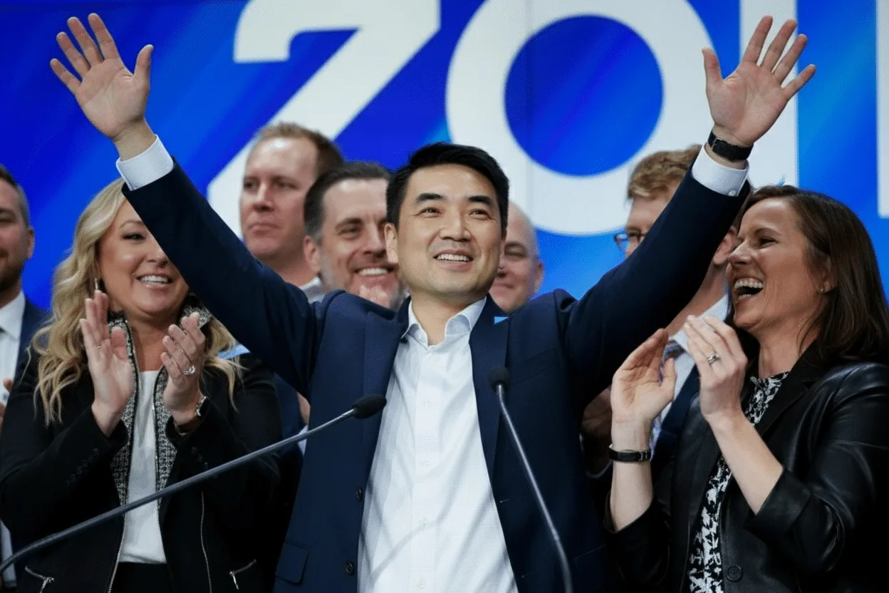 Eric Yuan și Santi Subotovsky discută despre realizările obținute în urma lansării primului lor produs revoluționar