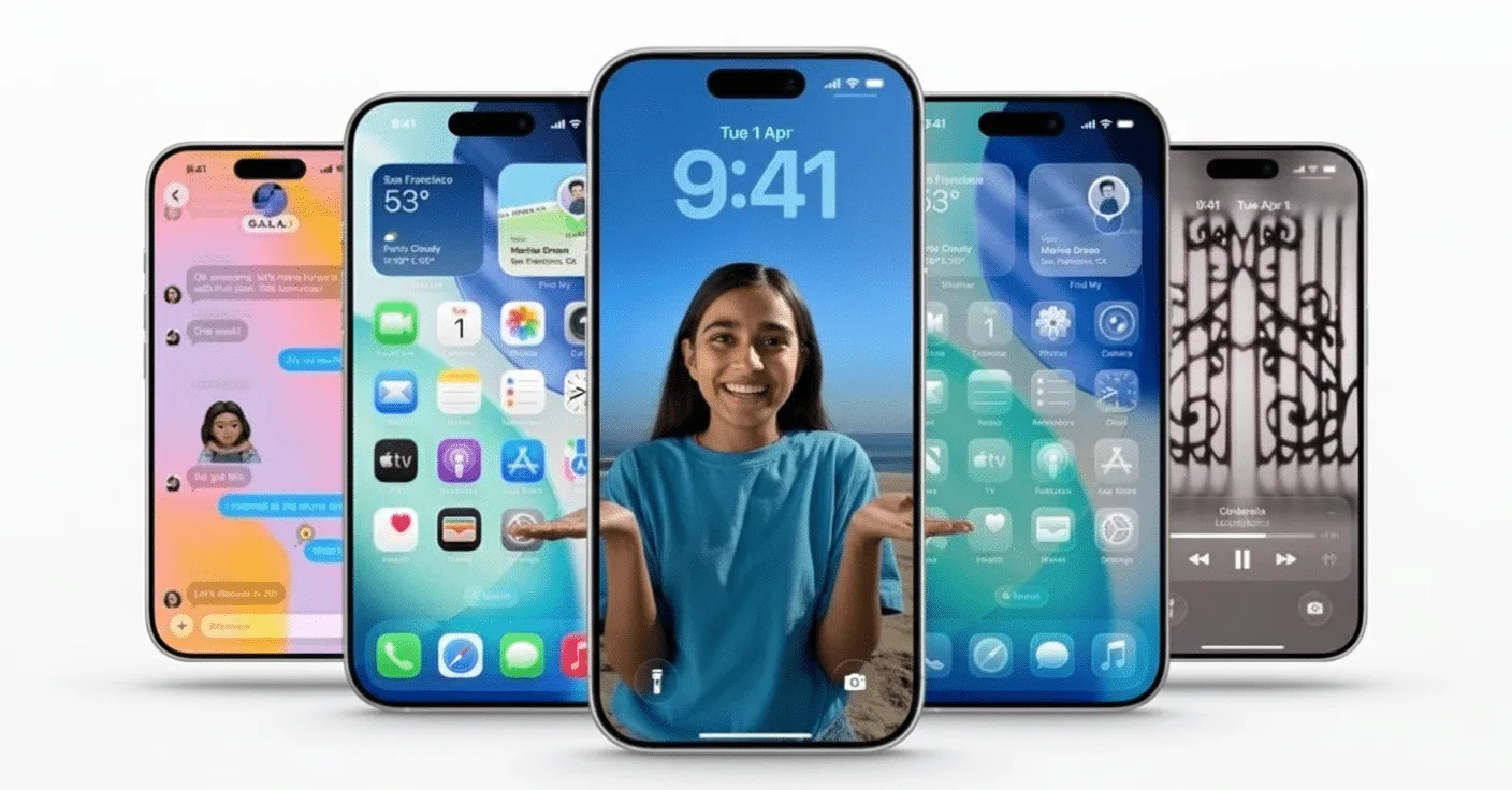 iOS 26 revoluționează iPhone-ul cu un design inedit și caracteristici inteligente
