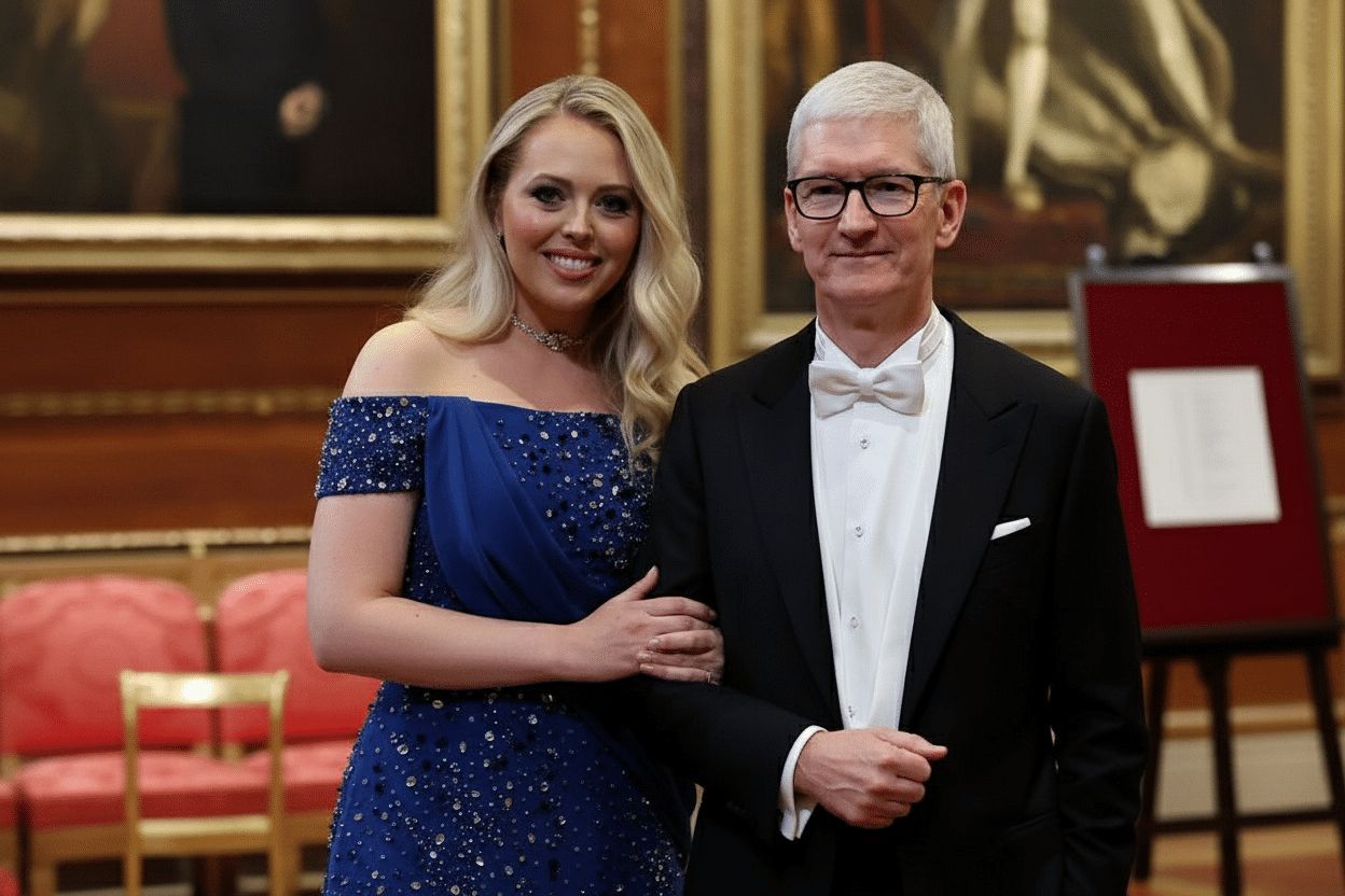 Lideri tehnologici de marcă, prezenți la banchetul lui Trump în Regatul Unit