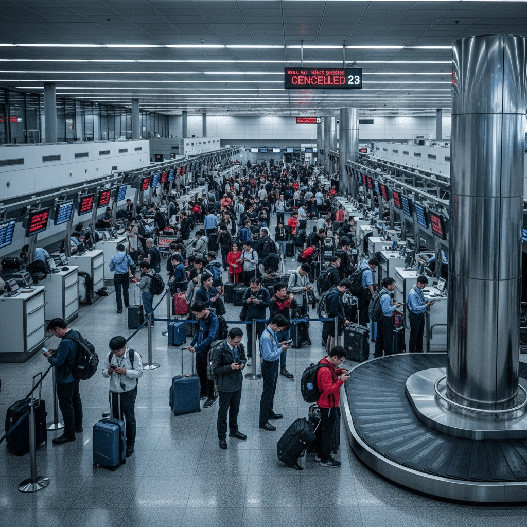 Aeroporturi din Europa vizate de un atac cibernetic în timpul procesului de check-in