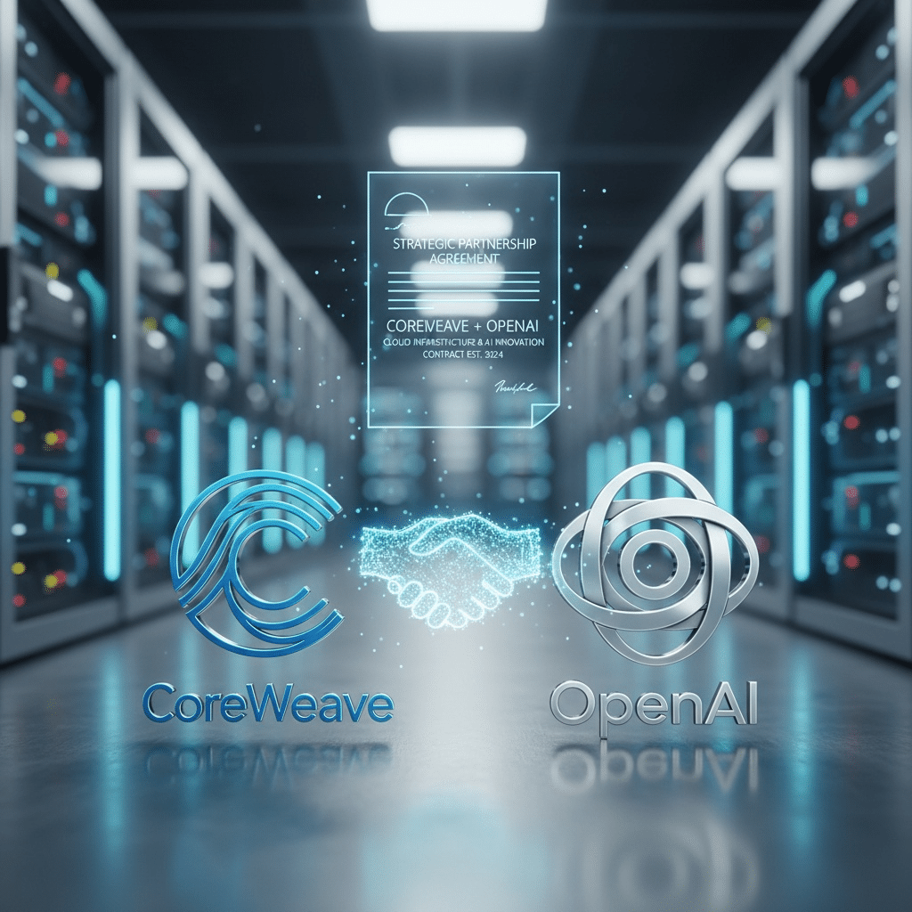 CoreWeave și OpenAI își consolidează colaborarea printr-un nou acord de 6,5 miliarde de dolari