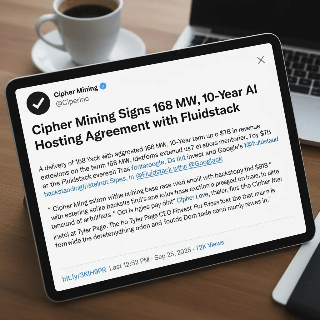 Google își asumă un rol de investitor în Cipher Mining cu o finanțare de 3 miliarde de dolari