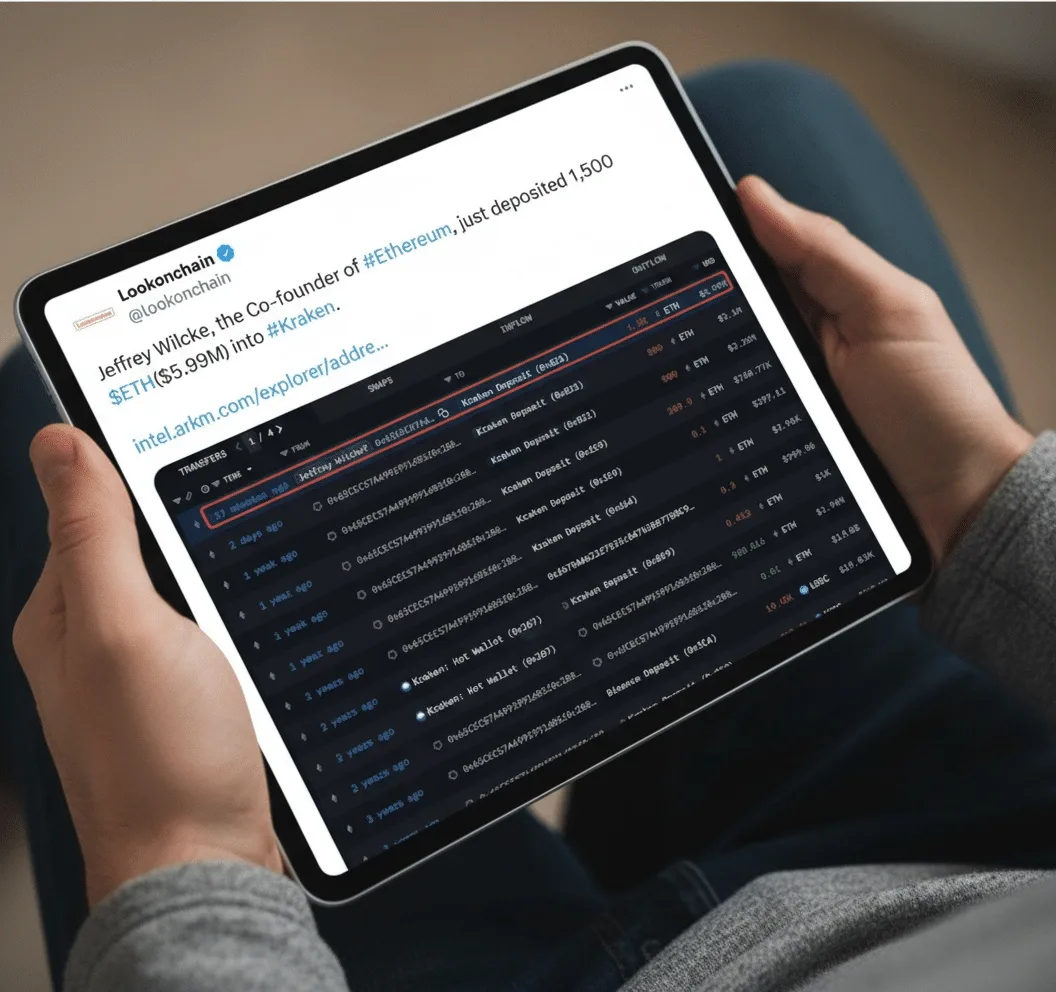 Fondatorul Ethereum transferă 6 milioane de dolari, în timp ce balenele investesc 1,6 miliarde