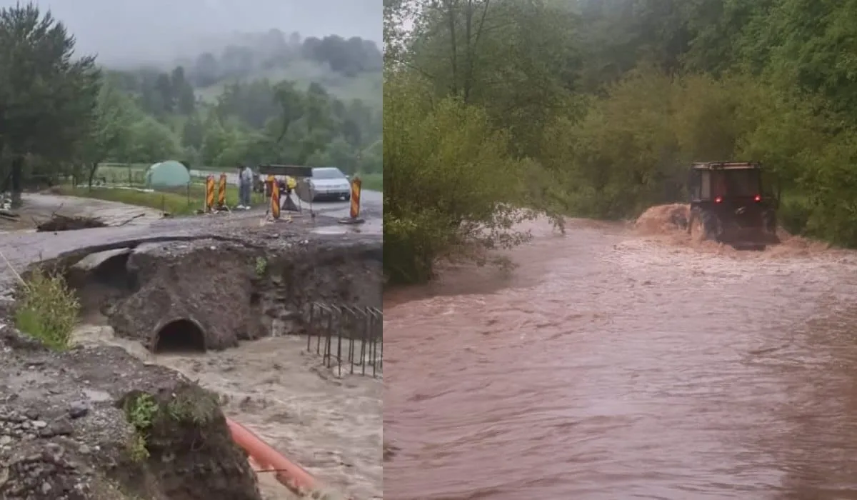 Alertă maximă pentru inundații în județele Harghita, Brașov și Covasna. Zeci de cetățeni evacuați ca măsură de precauție.