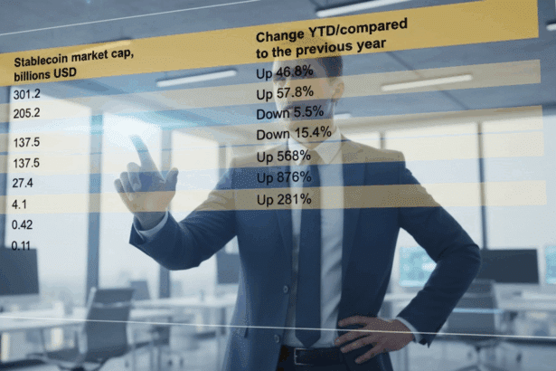 Stablecoinurile ating o capitalizare de peste 300 de miliarde USD în anul 2025.