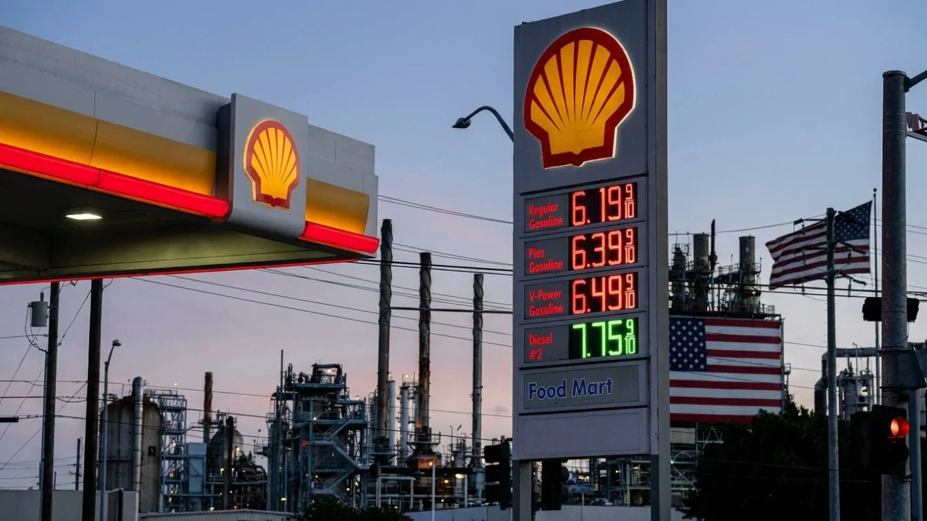 Profit uriaș de 6.9 miliarde pentru Shell. De ce plătesc șoferii români mai mult la pompă