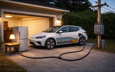 Încărcarea bidirecțională permite 3,5-3,6 kW din bateria mașinii, dar nu alimentează casa printr-un cablu între prize