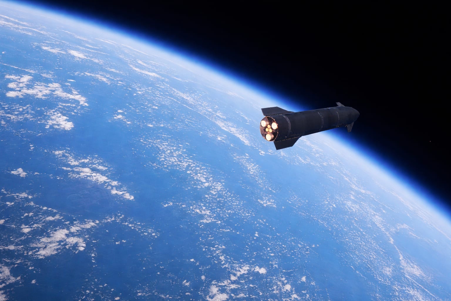 Starship a amerizat intact după al 13 lea test și a lansat 20 de sateliți Starlink V3