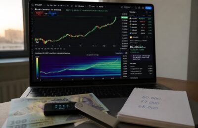 Bitcoin a depășit 80.000 de dolari și crește riscul de lichidări masive pe piața derivatelor