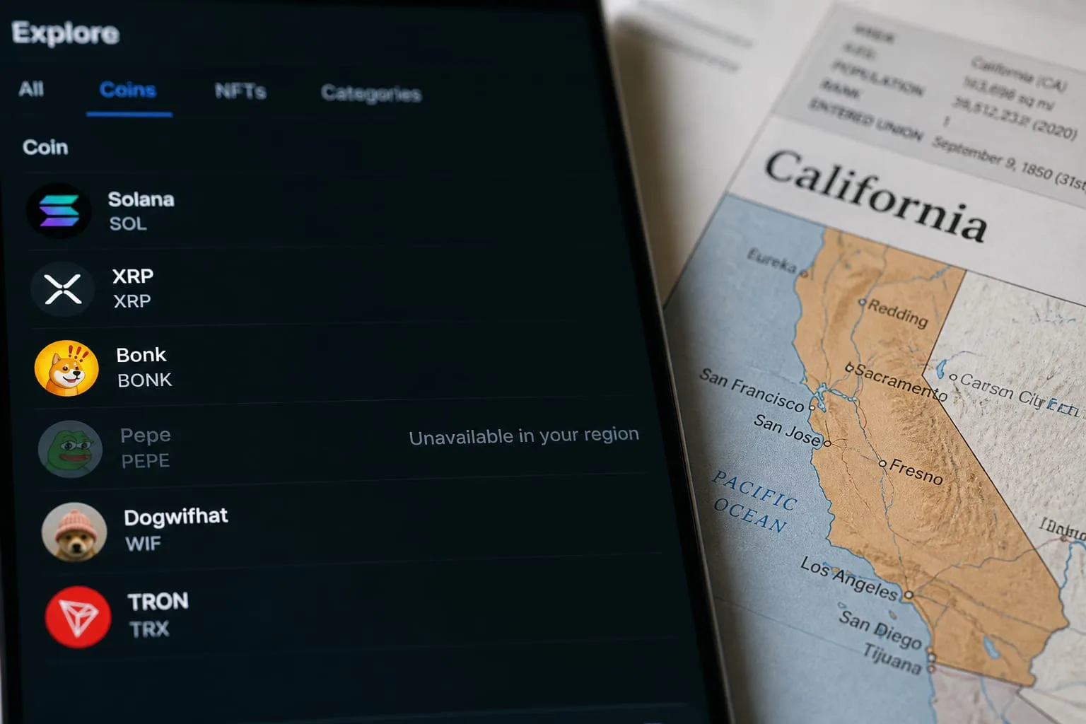 California interzice monedele meme emise de oficialii federali pentru a preveni conflictele de interese