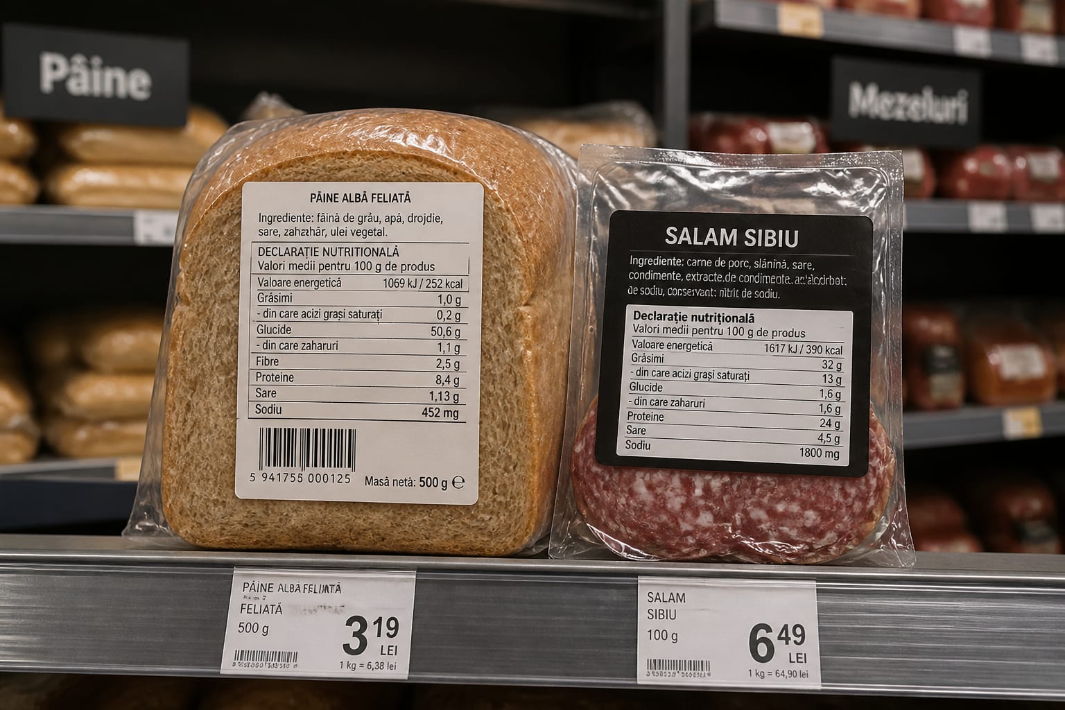 Consumul de sare în România este dublu față de limita recomandată, iar pâinea este una dintre sursele principale