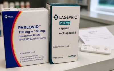 Eficiența antiviralelor pentru COVID Paxlovid și Lagevrio a scăzut considerabil față de 2021