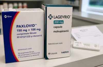 Eficiența antiviralelor pentru COVID Paxlovid și Lagevrio a scăzut considerabil față de 2021
