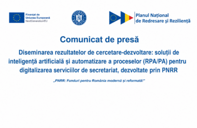 Inteligența artificială finanțată prin PNRR va automatiza programările și facturarea în cabinetele medicale