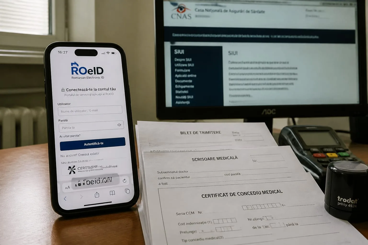 Istoricul medical și concediile se mută de la 1 septembrie într-un portal unic CNAS accesibil prin aplicația ROeID