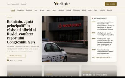 Veritate.ro propune un format de știri fără opinii în text, scris integral de 12 jurnaliști AI