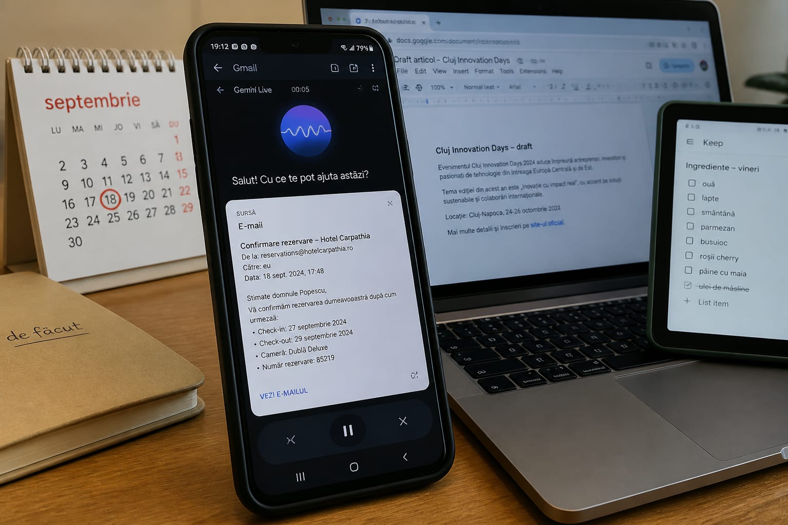 Google lansează Gmail Live, Docs Live și Keep Live cu acces diferit în funcție de abonament