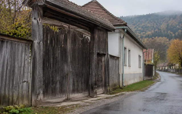 Poartă tradițională din Zălan
