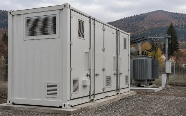 Echipamente industriale electrice în container