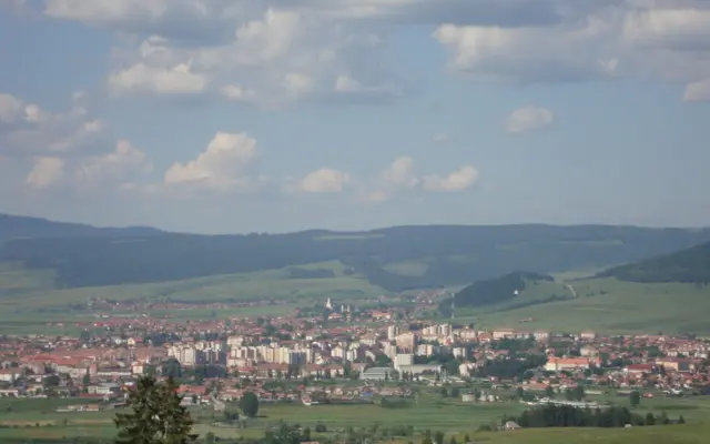 Panorama orașului Miercurea Ciuc