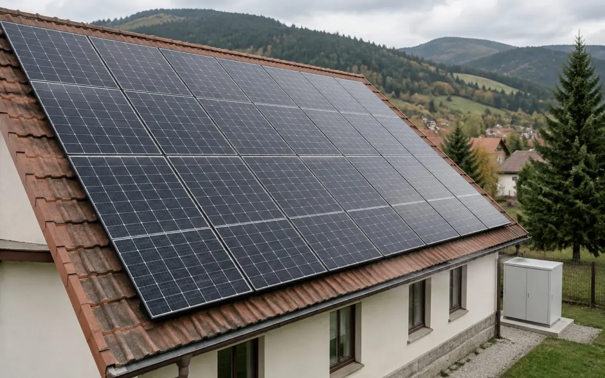 Panouri solare din județul Harghita