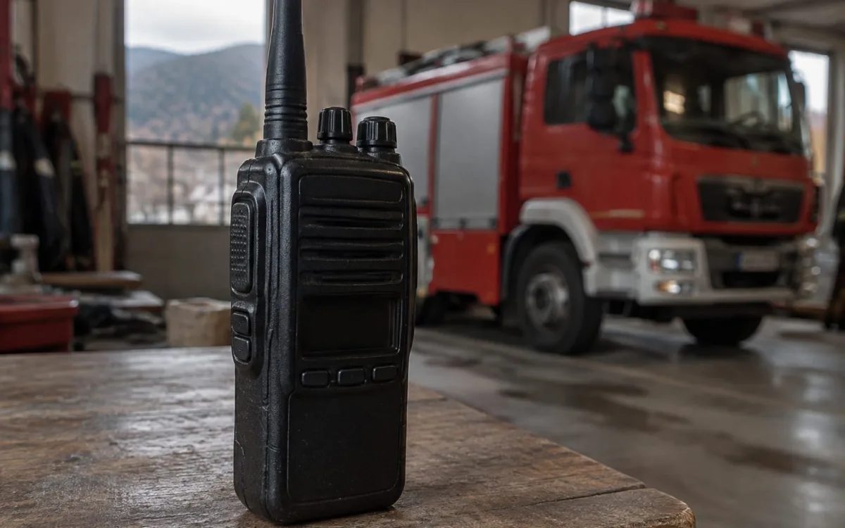 Stație radio pentru pompierii voluntari