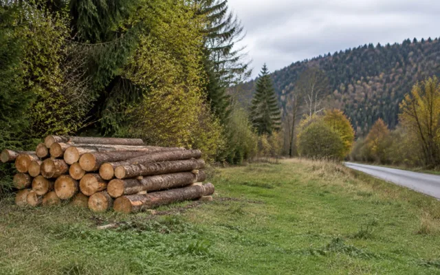Terenuri lângă A8 în județul Harghita